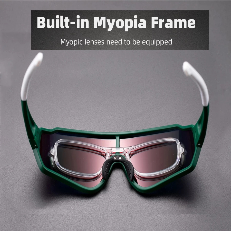 ROCKBROS Polarized Cycling Glasses Clear Bike Glasses Eyewear UV400 Outdoor Sport Sunglasses Men Women Cycling Sunglasses