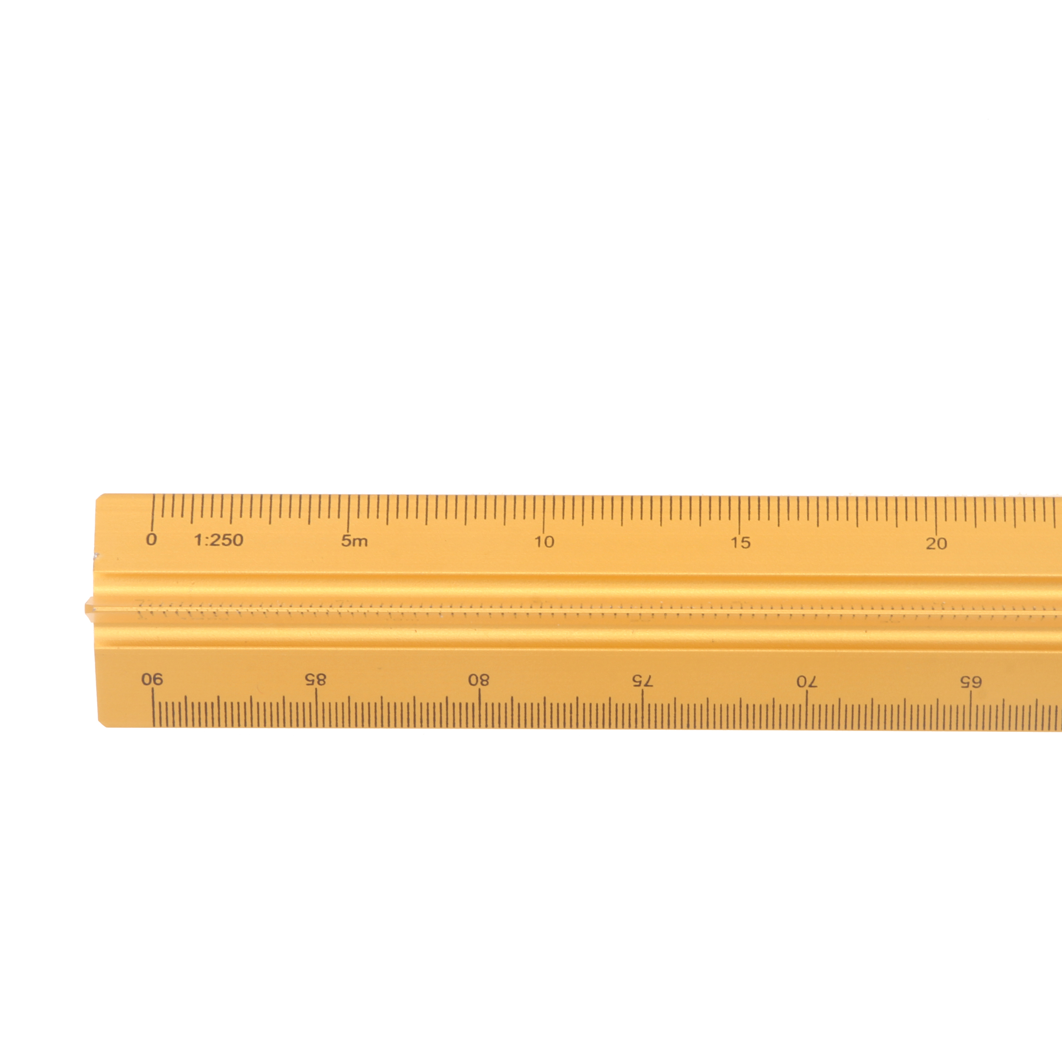 30cm Golden Scale Ruler Engineers Drafting Triangu... – Grandado