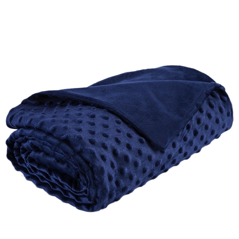 Zware zwaartekracht verzwaarde deken diepe slaap kristal fluwelen quilt winterbeddengoed voor kinderen en volwassenen 150 x 200cm