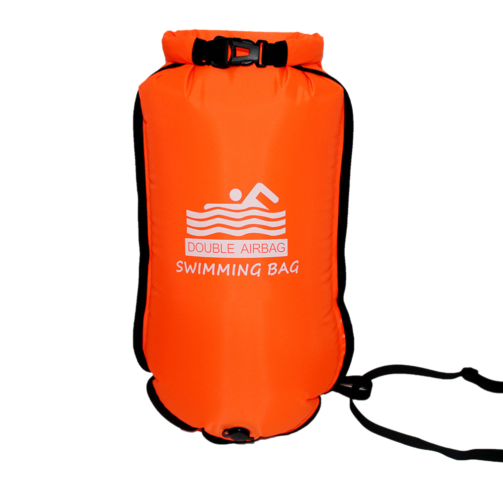 Med taljebælte kajakroere træning sikkerhed svømme bøje snorklere opbevaring åbent vand pvc meget synlig sport tør taske båd