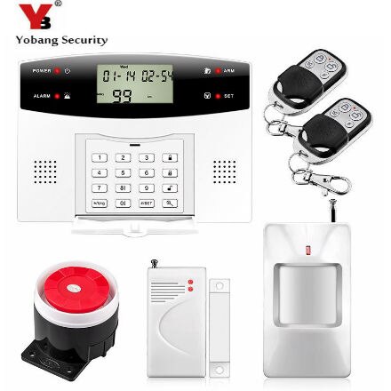 YobangSecurity Wireless Wired GSM SMS Home Security Burglar Alarm System Intercom Russian French Spanish Italian Portuguese: Polish Voice