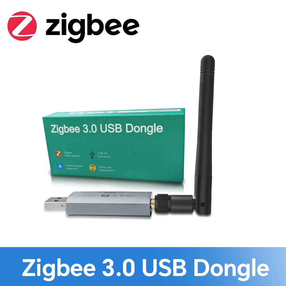 Zigbee 3.0 Dongle-E USB Dongle ZigBee Gateway Universal USB ZigBee Hub for Home Assistant Zigbee2MQTT: WHITE
