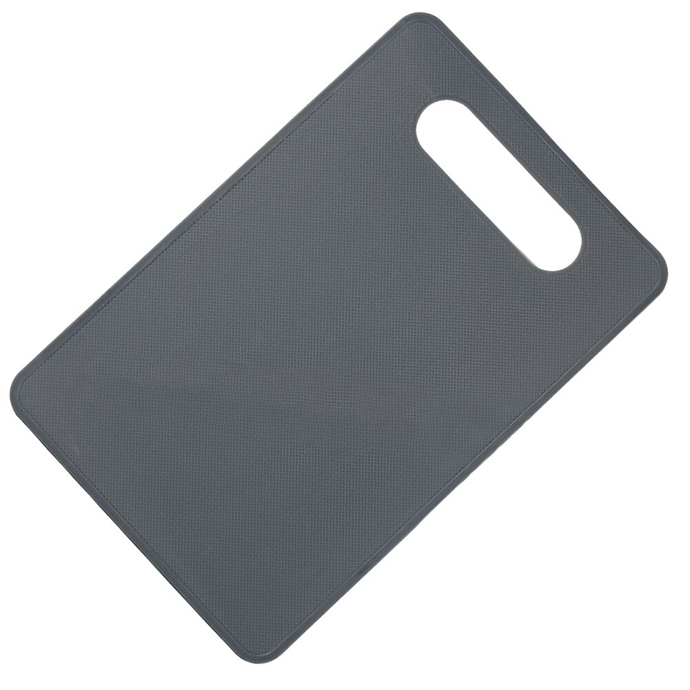 Nonslip Plastic Chopping Board Food Cutting Block Mat Tool Kitchen Cook Supplies Fruit and Vegetable Cutting: Deep Grey