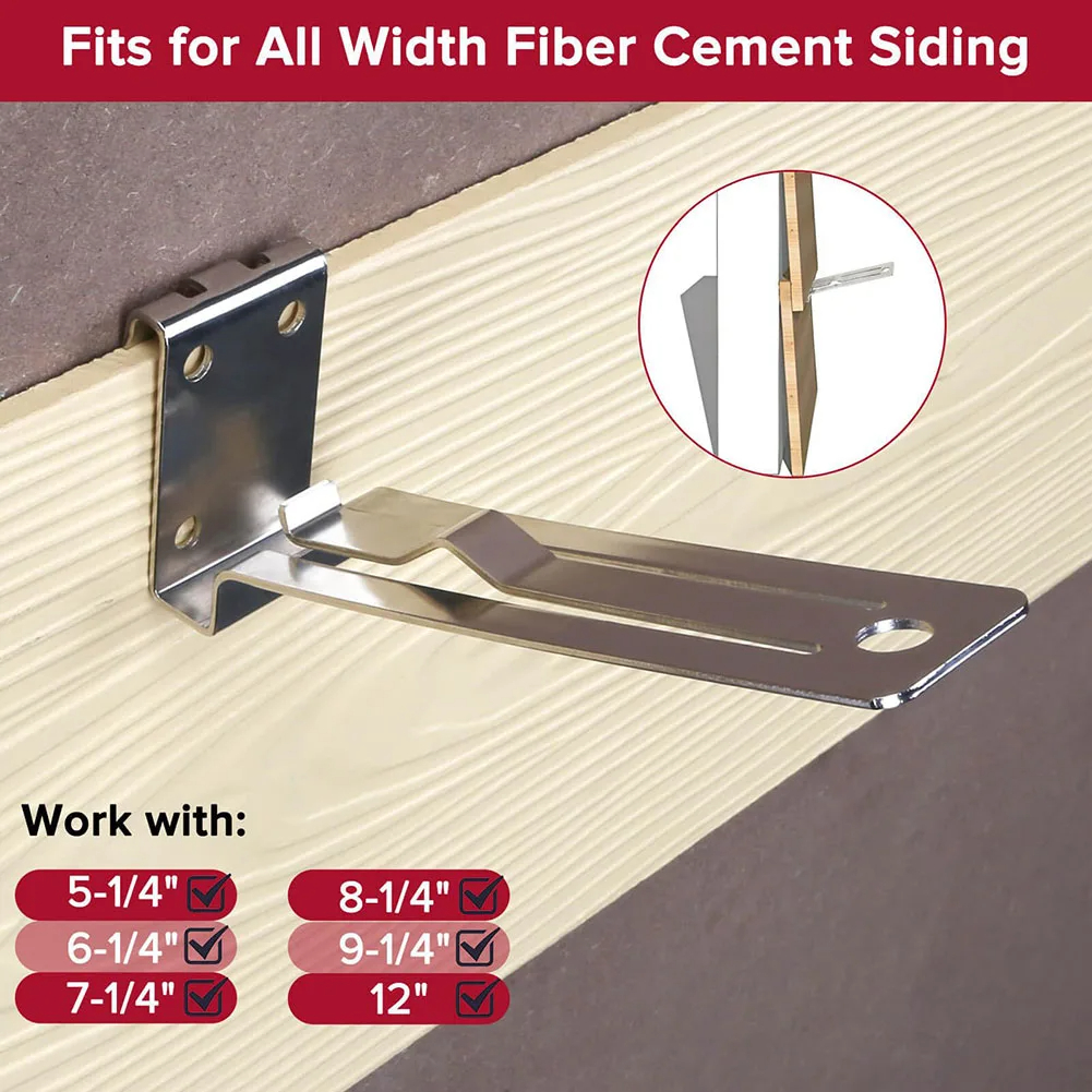 2-delige Stalen Gevelbeplating-Installatietool Voor 5/16 Inch Gevelbeplating Voor Essentiële Gevelbeplating-Gereedschappen 1-1/4-Inch Voor Zware Gevelbeplating