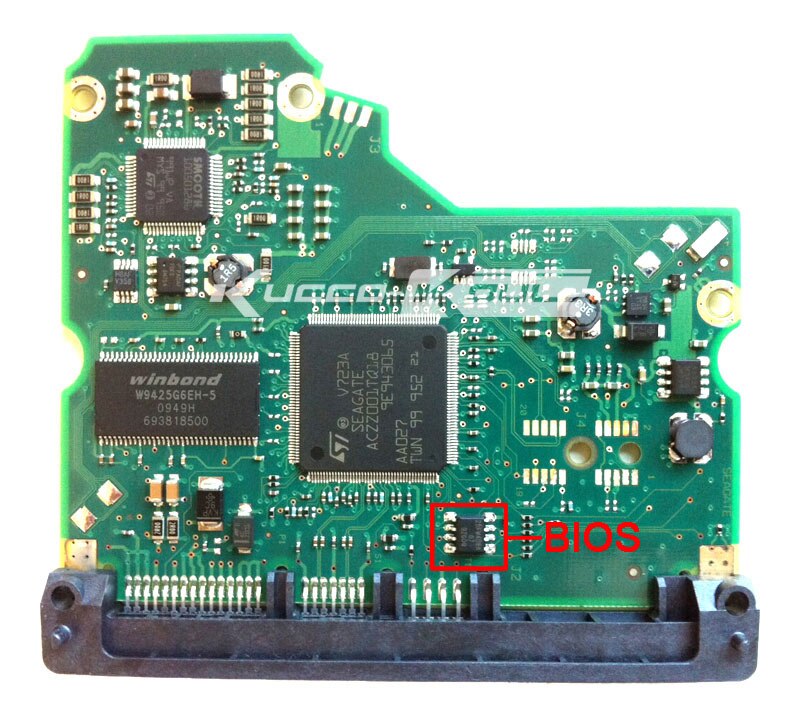 Le disque dur partie la carte électronique de carte PCB 100530760 pour la réparation de disque dur de SATA de la récupération 3.5 de données de Seagate ST31500341AS