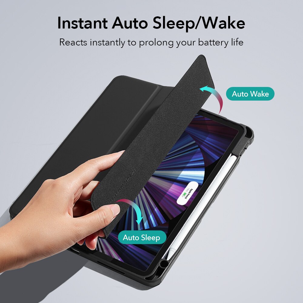 ESR for iPad Mini 7th/6th Generation Case ) for iPad Mini 7 Case Detachable Magnetic Cover Hard Back Auto Sleep/Wake