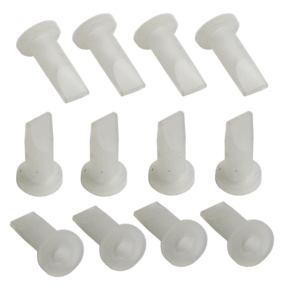 10 pieces Transparent Silicone Duckbill Valve One-way Check Valve 11 * 6.6 * 20 MM for Liquid and Gas Backflow Prevent