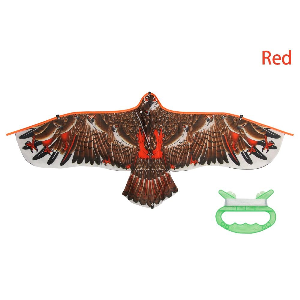 11M Eagle Kite Met 30 Meter Kite Lijn Grote Vliegtuig Adelaar Vliegende Vogel Vliegers Kinderen Beste Cadeau Familie Uitstapjes tuin Outdoor Sport: red-