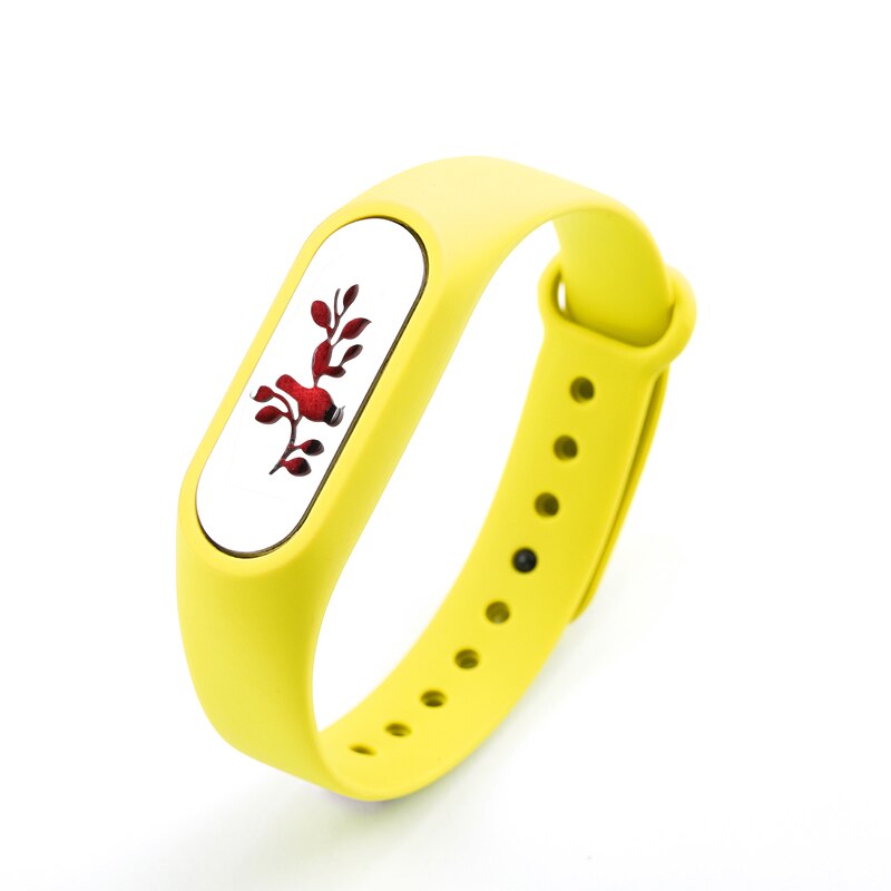 Ubelieve Bambini In Acciaio Inox Regolabile Olio Essenziale Del Braccialetto Dei Bambini del Silicone Degli Uomini Donne Diffusore Locket Braccialetti di Silicone: Yellow 010