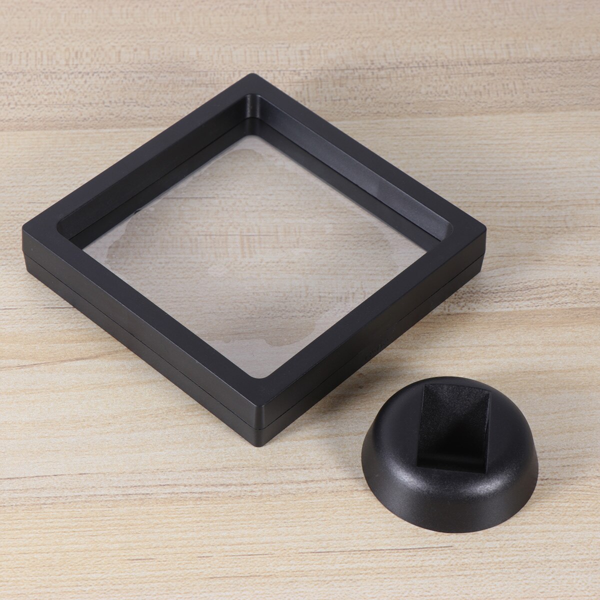 1 Pc Coin Display Stand Thicken Floating Frame Show Case for Bedroom