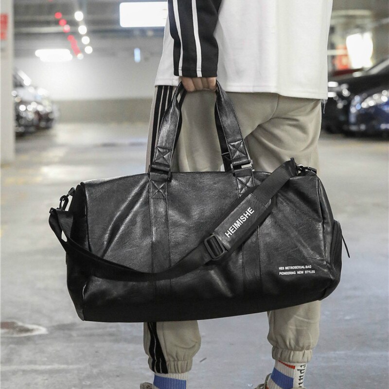 Tidog coreia formação à prova dwaterproof água moda casual bolsa de viagem portátil: Preto