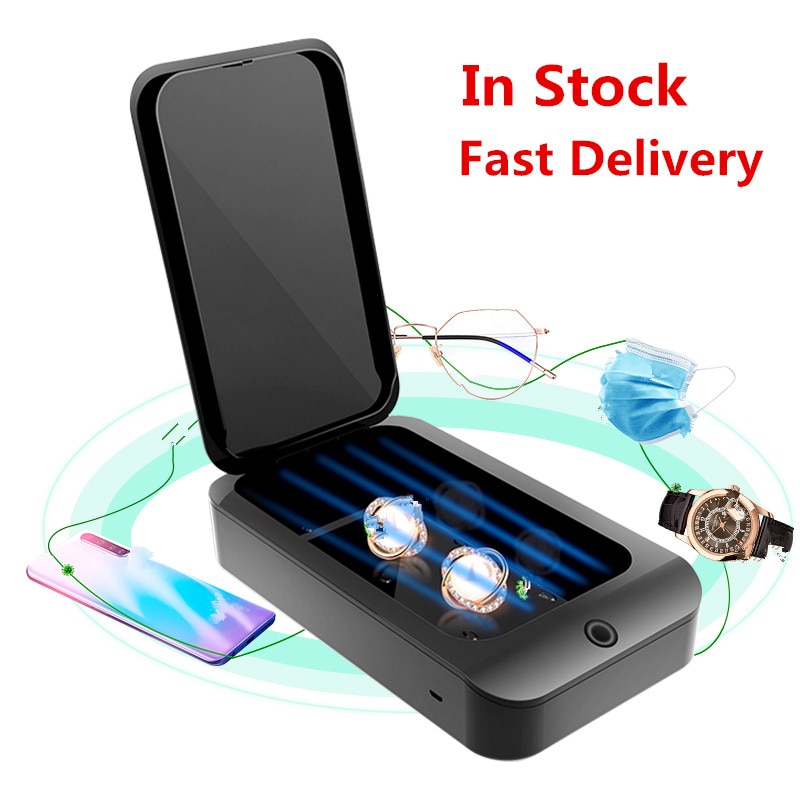 Draagbare Uv Doos Ultraviolet Voor Telefoon Maskers Veiligheid Hygiëne Goede Afdichting