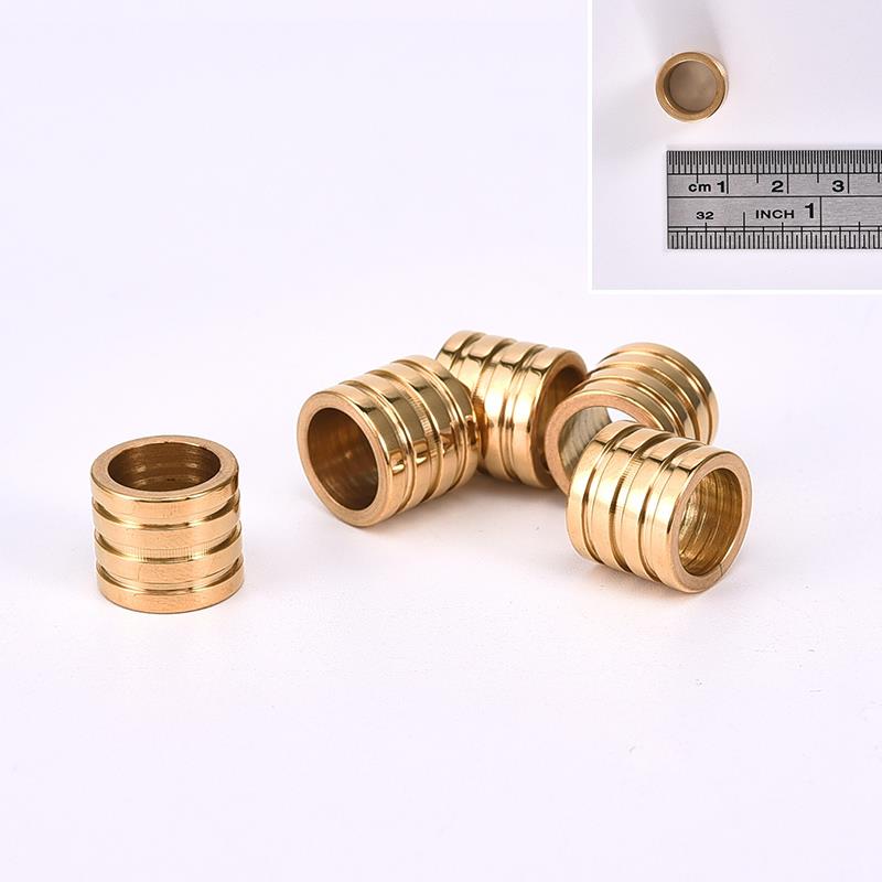 10 stück edelstahl metall Abstandshalter Rohr perlen Reize Schieberegler großes See 6mm 8mm für männer schmuckherstellung diy lederband Armbinde: Nr . .1 See 8mm