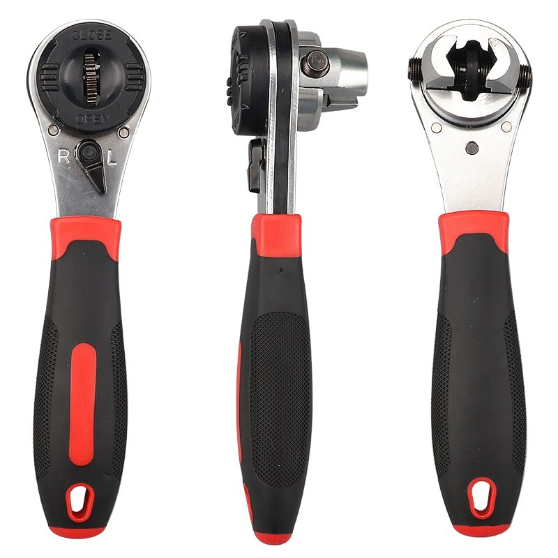 Multitool klucz regulowane klucze z grzechotką 6-22mm klucze klucz uniwersalny narzędzie robić narzędzia robić naprawy samochodu szybki klucz do nakrętek