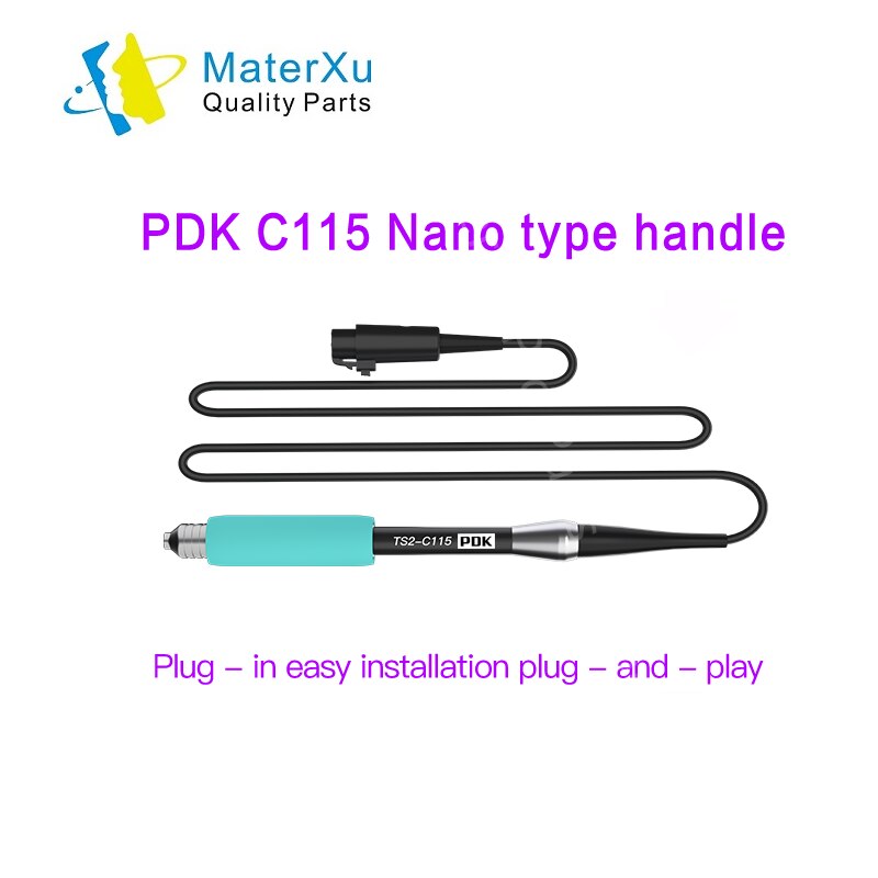 MasterXu-mango de soldadura i2C PDK C115 C210 C245, Kit de soporte para JBC SUGON OSS GVM T36 T28, piezas de repuesto para Estación de soldadura