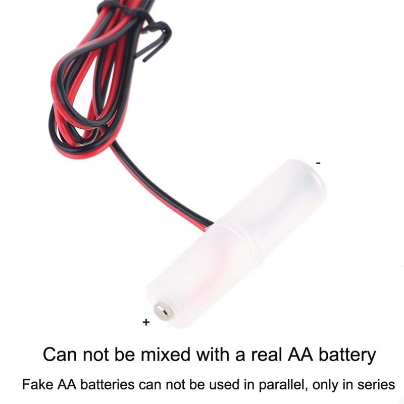 Usb Powered Omzetten Naar 6V Dual Aa Aaa Batterij Eliminator Kan Vervangen 4 Stuks 1.5V LR6 Aa LR03 aaa Batterij Eliminatie Kabel Lijn