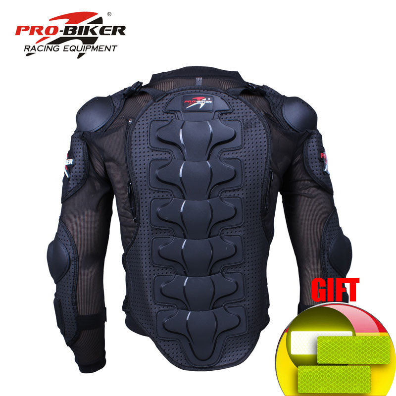 Pro-biker motorcykel beskyttende rustning gear jakke hel krop rustning klæde motocross skildpadde ryg beskyttelse motorcykel jakker