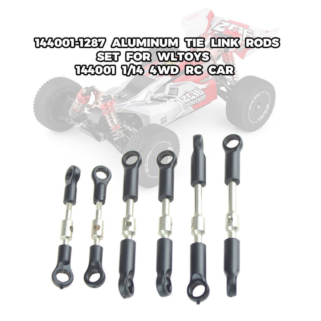 144001-1287 Aluminium Krawatte Verknüpfung Stangen einstellen Für WLtoys 144001 1/14 4WD RC Auto RC Auto Zubehör RC Teile