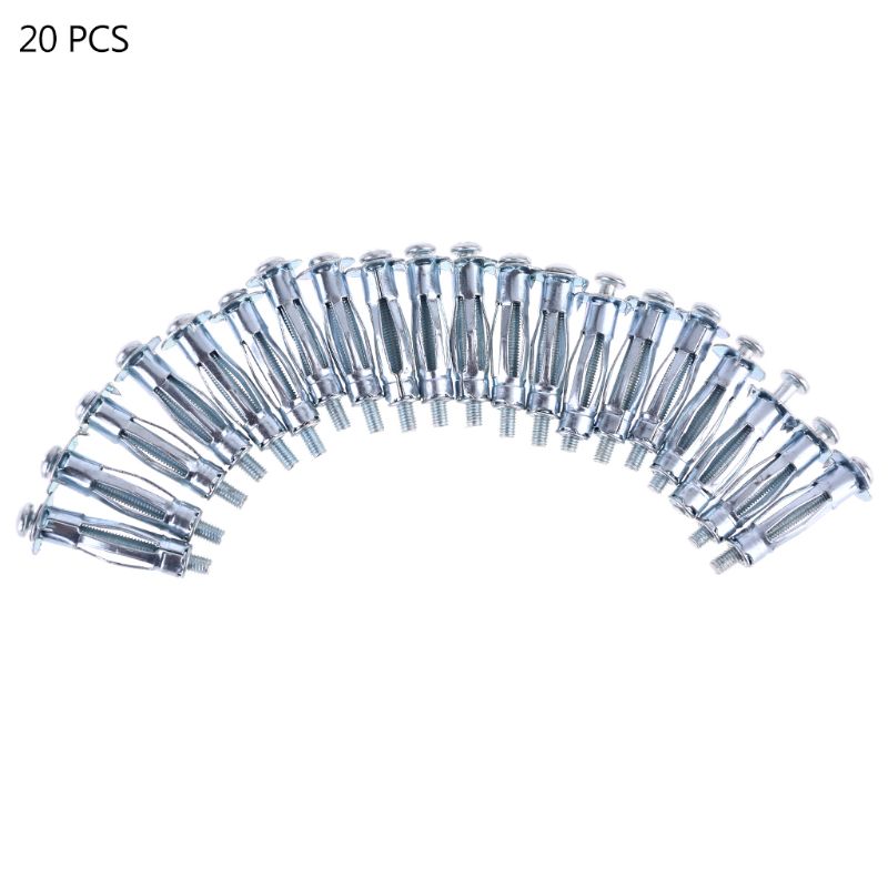 M5*37MM Heavy Duty Metal Plasterboard Cavity Wall Fixings Anchors Plugs Expansion Bolt