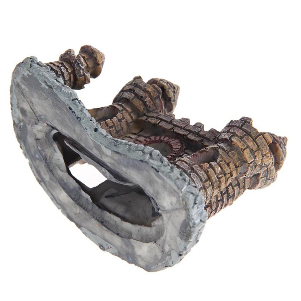 Resin Cartoon Castle Aquariums Decorations Castle Tower Ornaments Fish Tank Aquarium Accessories Decoration