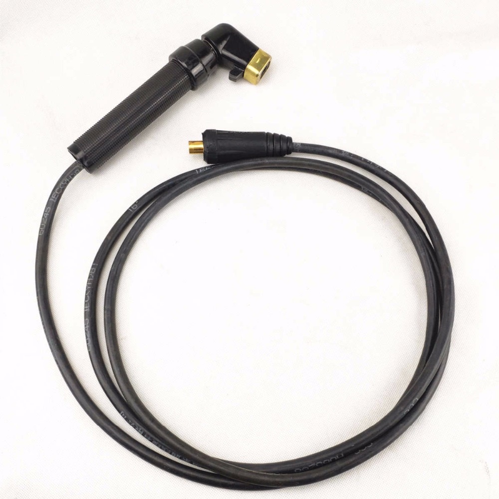 Welding Cable Welding Leadset 3m 16sqmm Copper Wires DKJ35-50 Connector 350A ARC Stick/MMA Welding Machine Electrode Holder