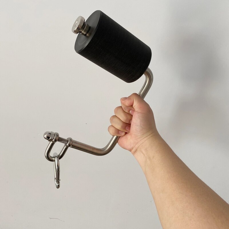 Arm Wrestling Workout Table Handle L Detachable Bar Wrist Forearm Strength Training Equipment Gym Home Pully Cable Machine