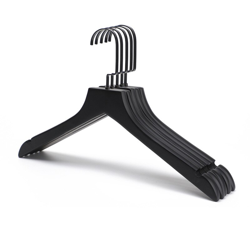 10 stücke Retro Hölzernen Kleiderbügel Massivholz Non-slip Kleidung Rack Schrank Organizer Mantel Anzug Kleiderbügel Shop Trocknen Rack raum Saver