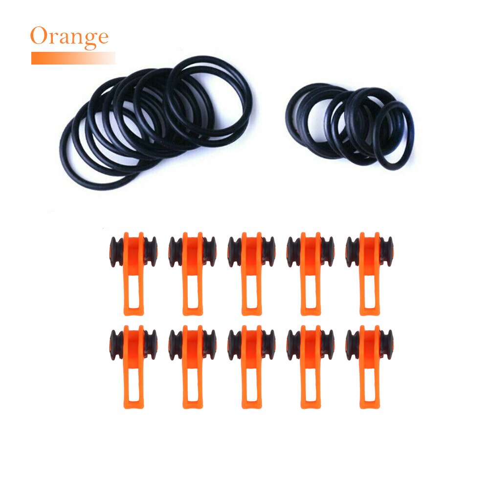 10 Pcs/Set Plastic fishing device for hanging lure on the rod hook hanger Fishing Rod Pole Hook Keeper for Locket Bait Device: G312417