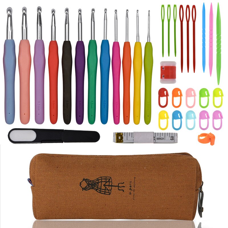 12 Styles Crochet Hook Set DIY Weave Needle Arts Craft For Knitting Needles And Crochet Hooks Sewing Tools Accessories For Women: Style 4