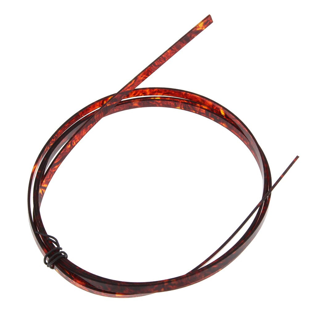 Tortoise Shell Celluloid 5 Feet Guitar Binding Purfling Strip Acoustic Classic Guitar Body Inlay 1650 X 6 X 1.5mm for Luthier