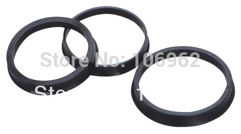 70.1-57.1mm 4 stks Zwart Plastic Wielnaaf Centric Ringen voor VW Skoda Velg Onderdelen Auto Accessoires
