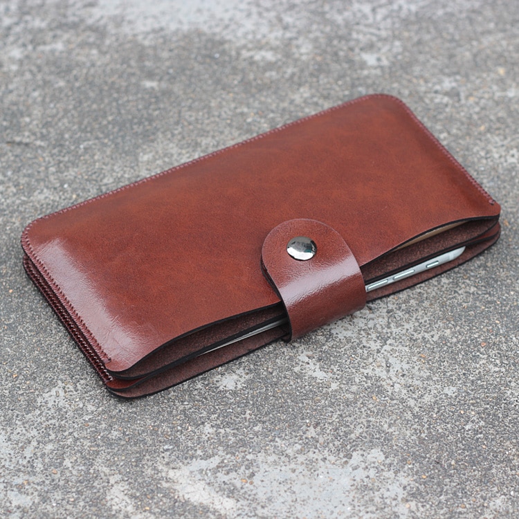 Horizontal simple Dual phone bag pouch case for 16-17cm phone 11promax xsmax mate30pro mate20pro mi10pro