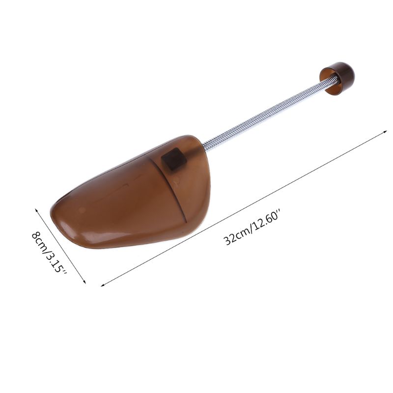 Uomini Caricato A Molla di Plastica Mens Forme per Scarpe Supporto della Barella plasmatore di Plastica di Nuovo Modo di Alta Qualità Maschile Scarpe Alberi Marrone