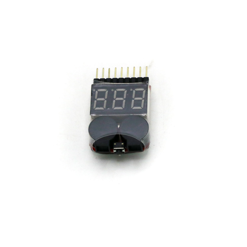 Testeur de tension de batterie Lipo, alarme sonore de basse tension pour 2-8S Lipo Life LiMn moniteur de contrôle de batterie Li-ion