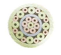 Remaches de pasador de mosaico de 6mm para tornillo de mango de cuchillo, remaches de mosaicos de latón, tubo de acero para uñas, más , estilo exquisito, longitud de 90mm: Naranja