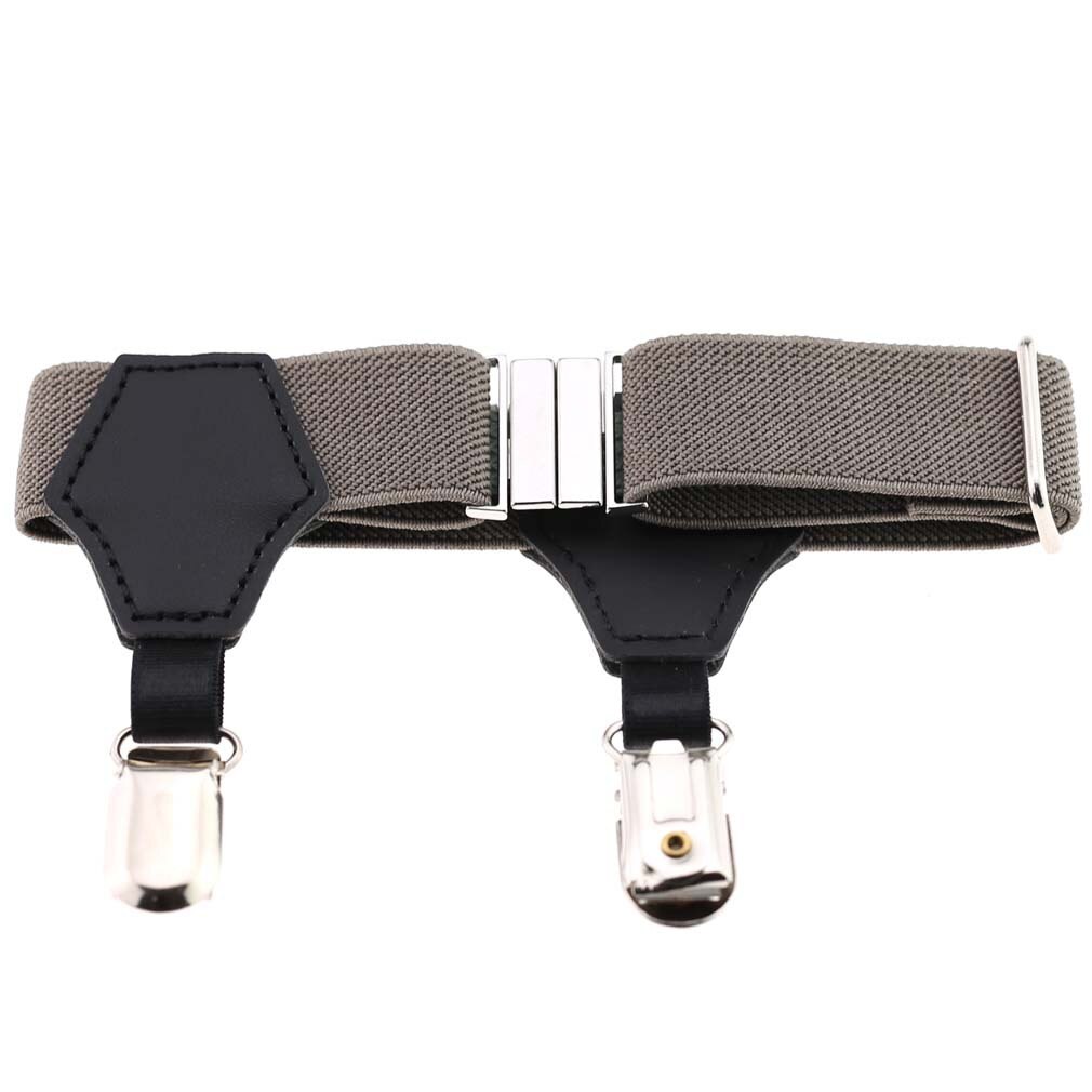 1 par de ligas ajustables para hombre, elásticas, para evitar que se caigan, accesorios para calcetines