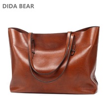 DIDABEAR Brand Leather Tote Bag Women Handbags Female Large Capacity Leisure Shoulder Bags Ladies Purses Bolsas