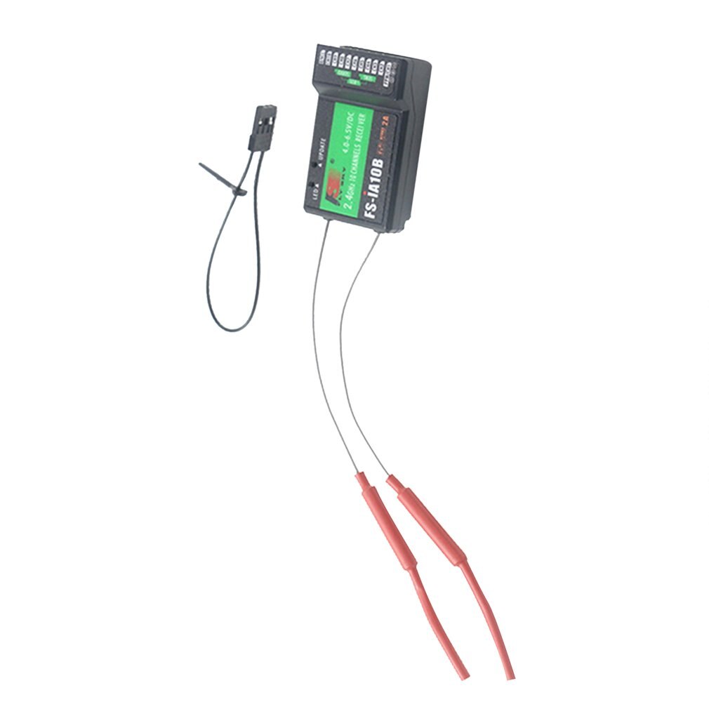 Flysky 2.4G 10CH FS-iA10B Ontvanger Neutrale Plastic Ppm Output Met Ibus Poort