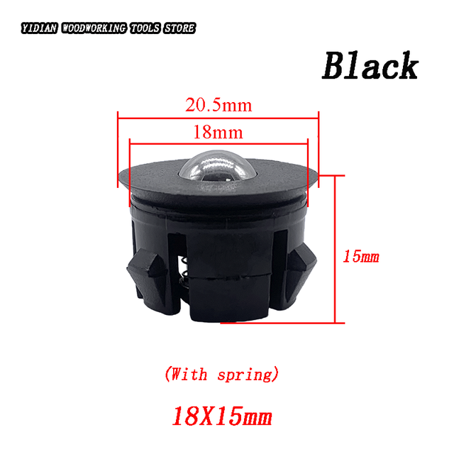 100 PCS Electronic Saw Pneumatic Floating Ball for KDT HOMAG BIESSE SCM Woodworking Machinery Accessories: 18X15mm