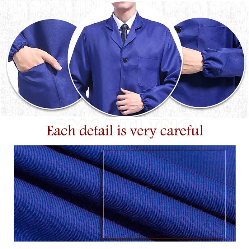 Sprinig Autumn Warehouse Working Clothes Men Women Protective Coverall Workplace Safety Clothing Workwear Uniforms