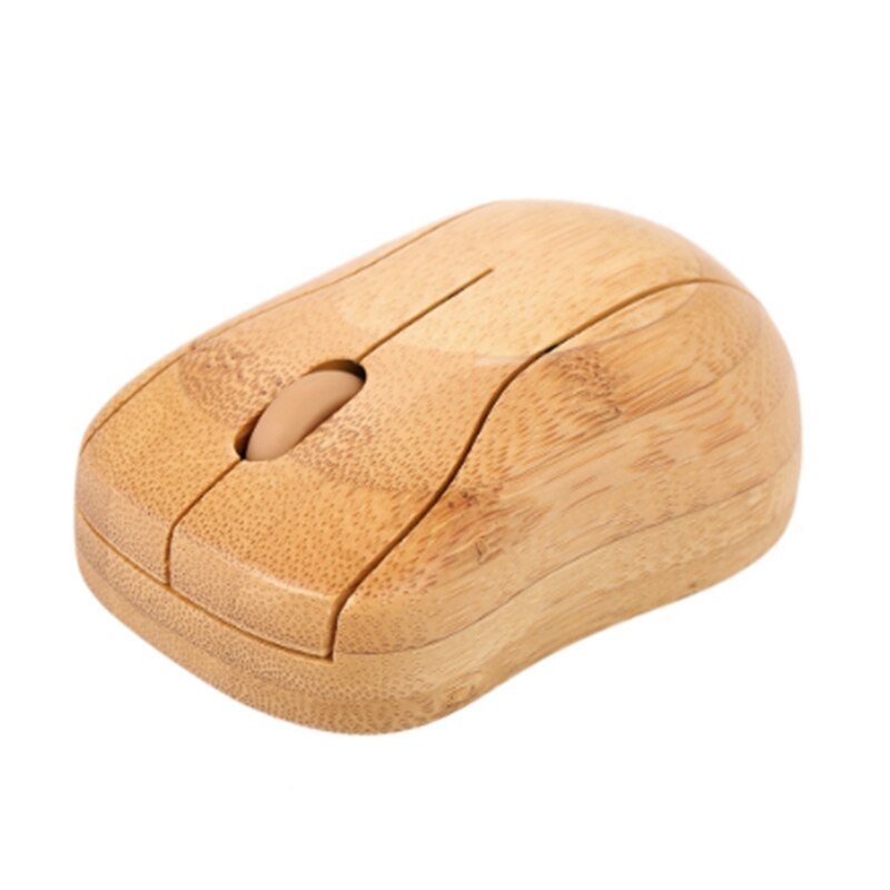 2.4G Draadloze Optische Bamboe Mouse Verstelbare Dpi Computer Muis Met Usb-ontvanger Voor Notebook Pc Laptop Computer