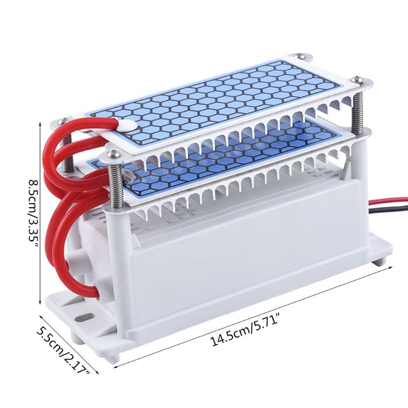 10g/h Portable Ceramic Ozone Generator Ozonizer 220V Water Purifier Air Cleaner