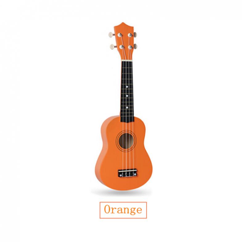 Soprano – Instrument de musique à 4 cordes en tilleul, 21 pouces, couleur Pure, pour débutants/spectacles: Orange