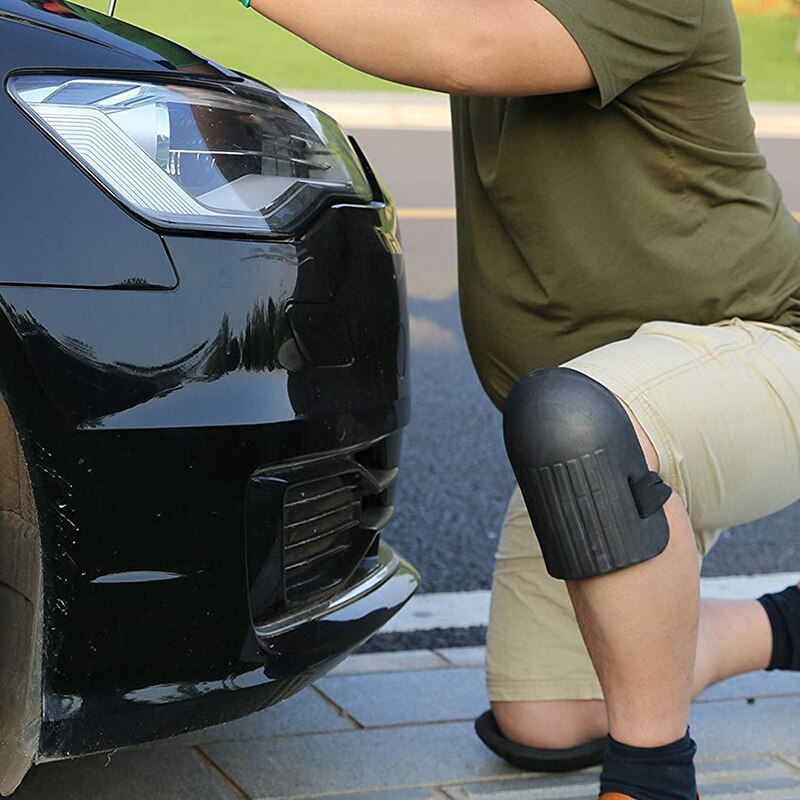 1 Pair Covered Foam Knee Pad Protectors Sport Work Kneeling Pad VH99