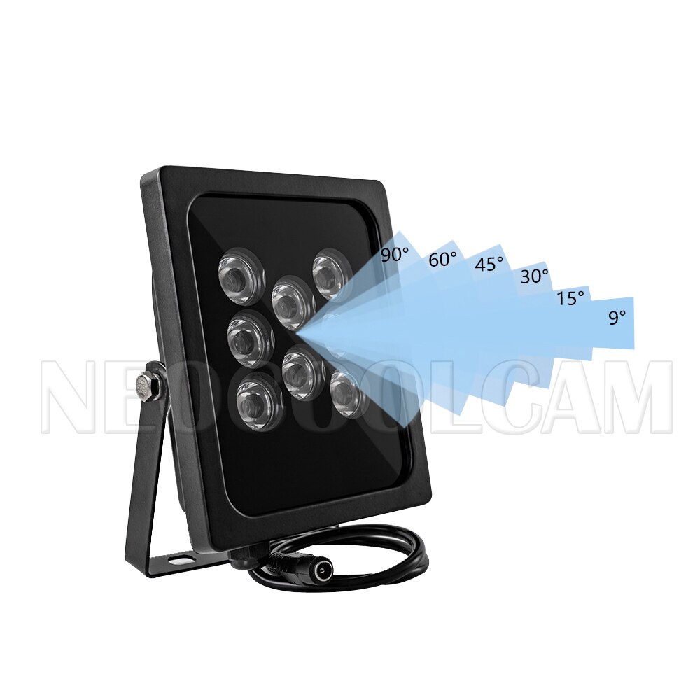 NEOCoolcam 100m IR distance 8pcs Array IR Illuminators infrared Light LED Waterproof Night vision IR Fill Light for CCTV Cam