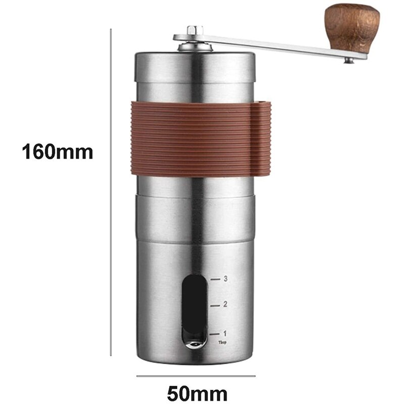 Förderung! Manuelle Kaffeemühle, Kaffeemühle Edelstahl, Hand Kurbel Bean Mühle, kaffee Mühle Für Home/Büro/Reisen