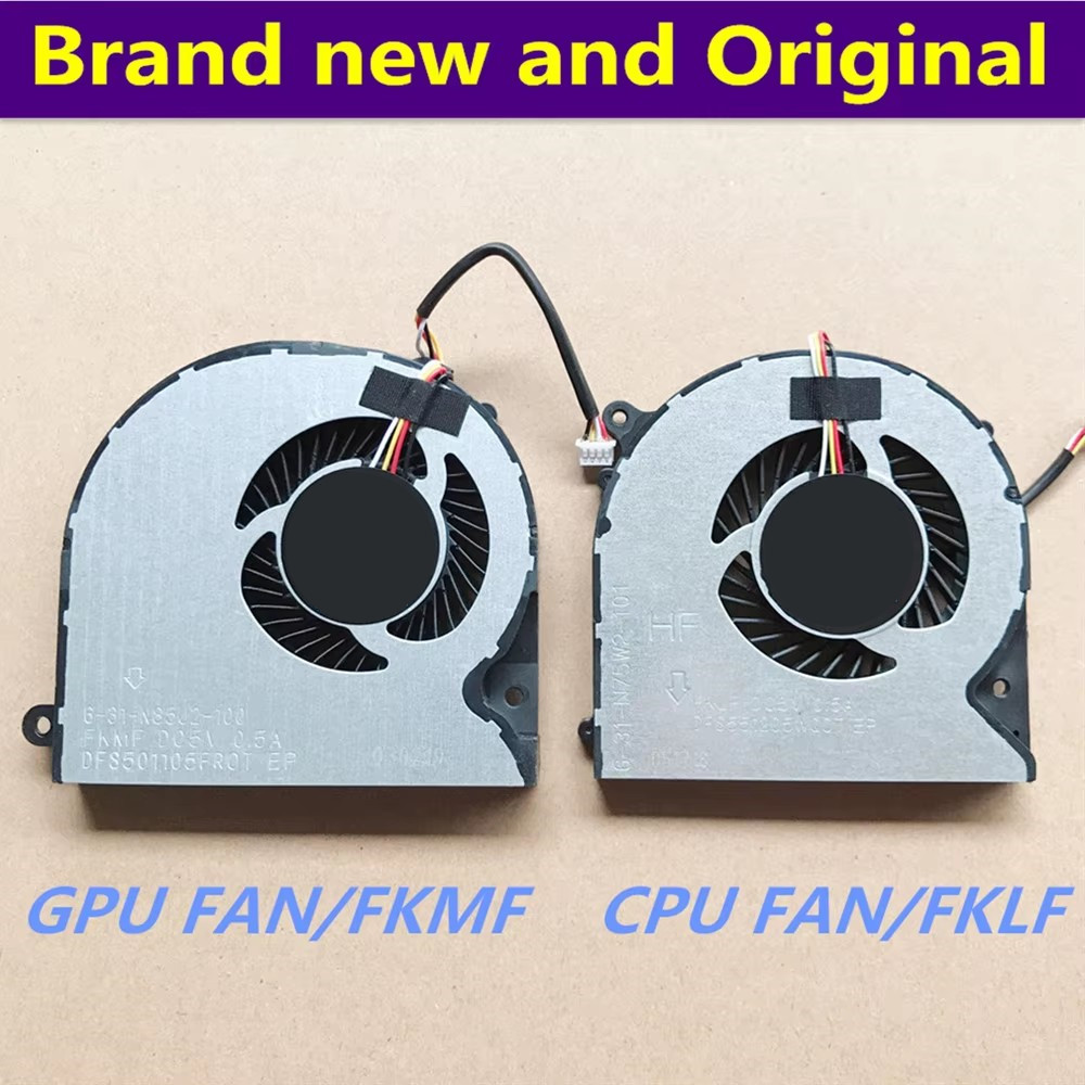 original cpu for FCN 6-31-N75W2-101 Cooler Fan DFS501105FROT DFS551205WQOT FKMF FKLF 6-31-N85J2-100 Cooling Fan 4PIN