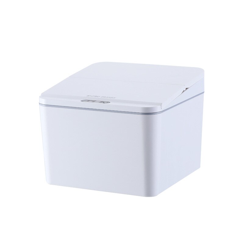 4l/6l carro inteligente sensor de armazenamento balde do banheiro desktop inteligente touchless auto aberto lixo bin canto gap plástico lixo bin