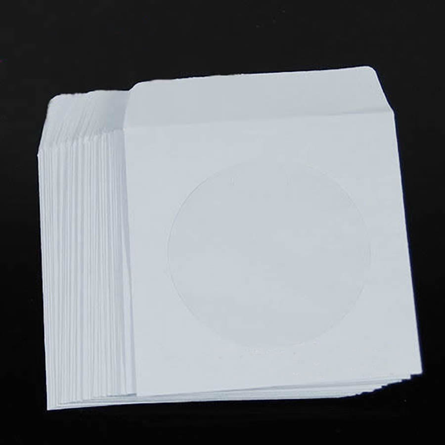 50 Pcs 5Inch Paper Cd Dvd Flap Case Cover Enveloppen Set