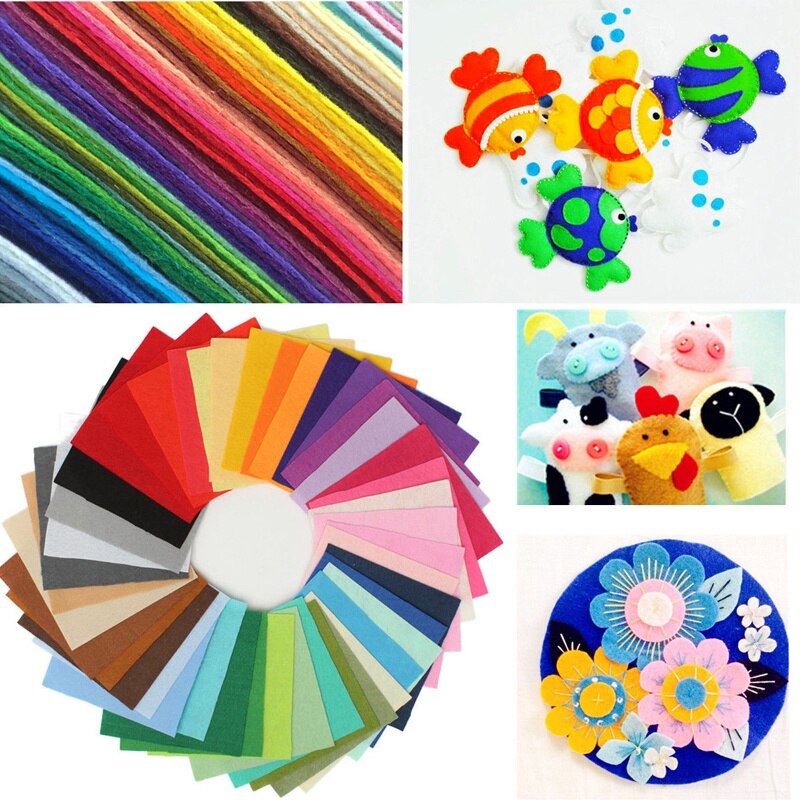 Vilt Stof Vel - 50x40cm - Polyester - Patchwork - voor DIY Knutselen